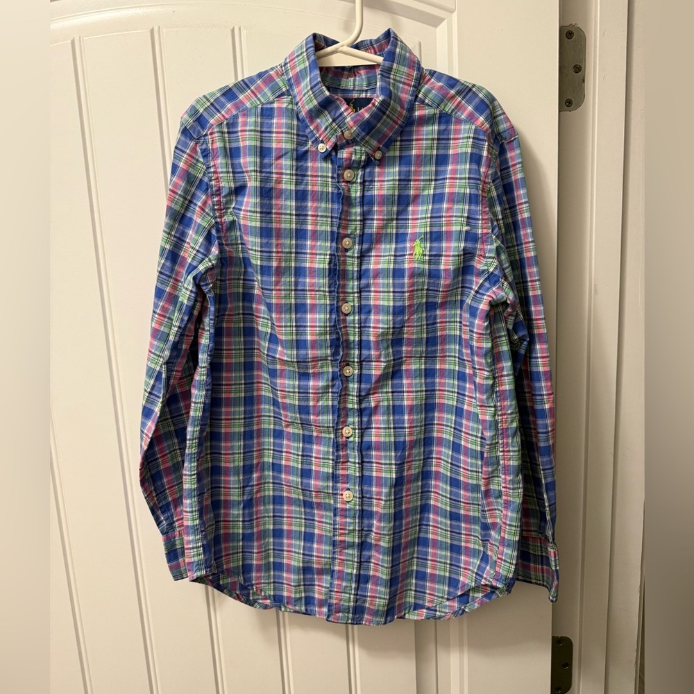 Ralph Lauren Multicolor Plaid Button-Down Shirt